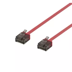 Networking cable Deltaco UUTP-2046 RJ-45 Cat6a 2 m Red