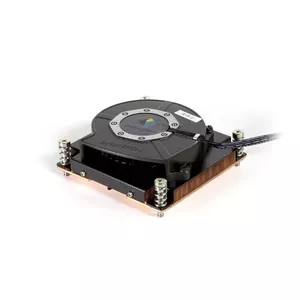 Кулер для процессора Dynatron R16 8 см Черный Медь