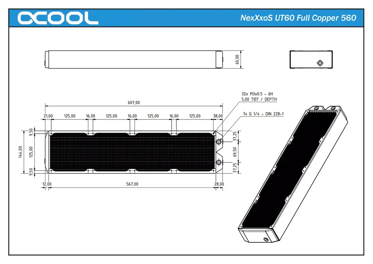Siltummainis Alphacool NexXxoS UT60 Photo 7