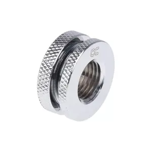 Fitting Alphacool 17423 — Brass chrome fitting for PC cooling, 25 mm × 12 mm, 41 g