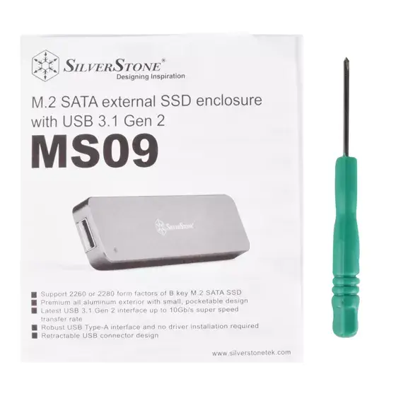 SSD enclosure Silverstone MS09 Photo 11