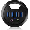 USB centrmezgls ICY BOX IB-HUB1403A Photo 4