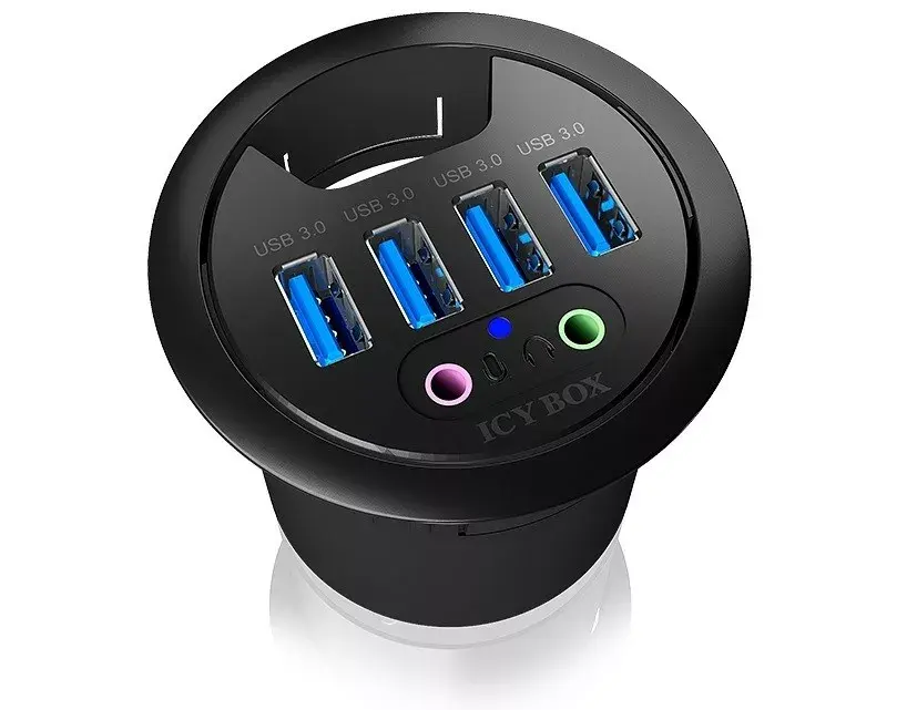 USB centrmezgls ICY BOX IB-HUB1403A Photo 2