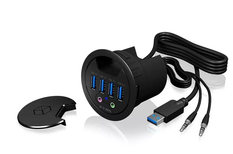 USB centrmezgls ICY BOX IB-HUB1403A Photo 5