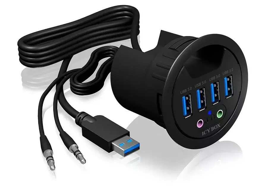 USB centrmezgls ICY BOX IB-HUB1403A Photo 7