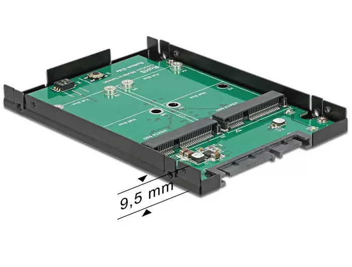 SSD diskdziņš Delock 2 x mSATA RAID 62594 Photo 3
