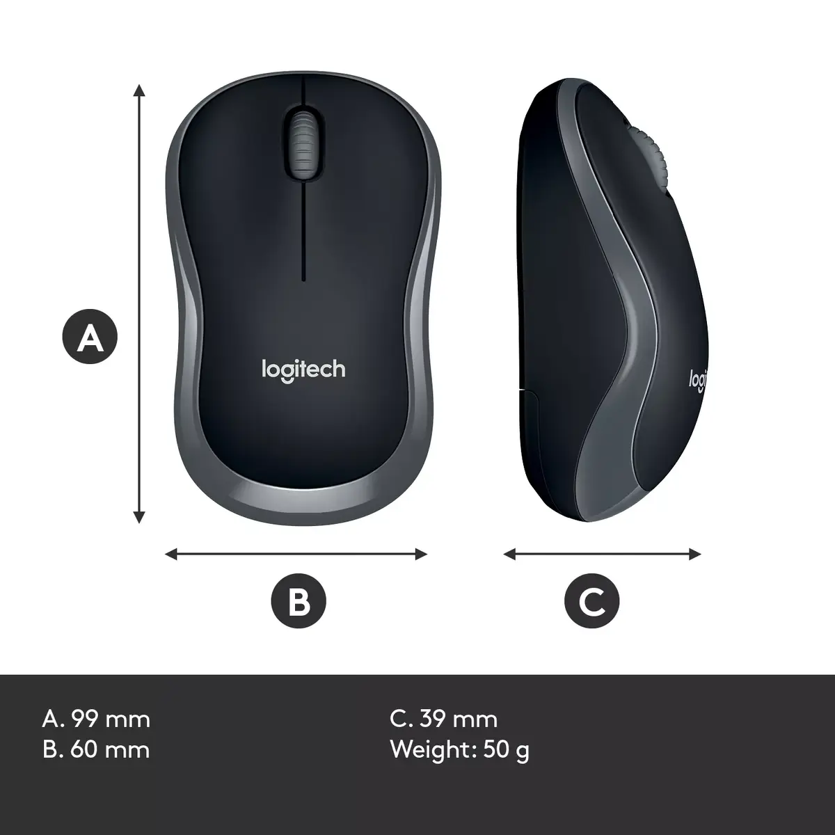 Bezvadu pele Logitech M185 Photo 15