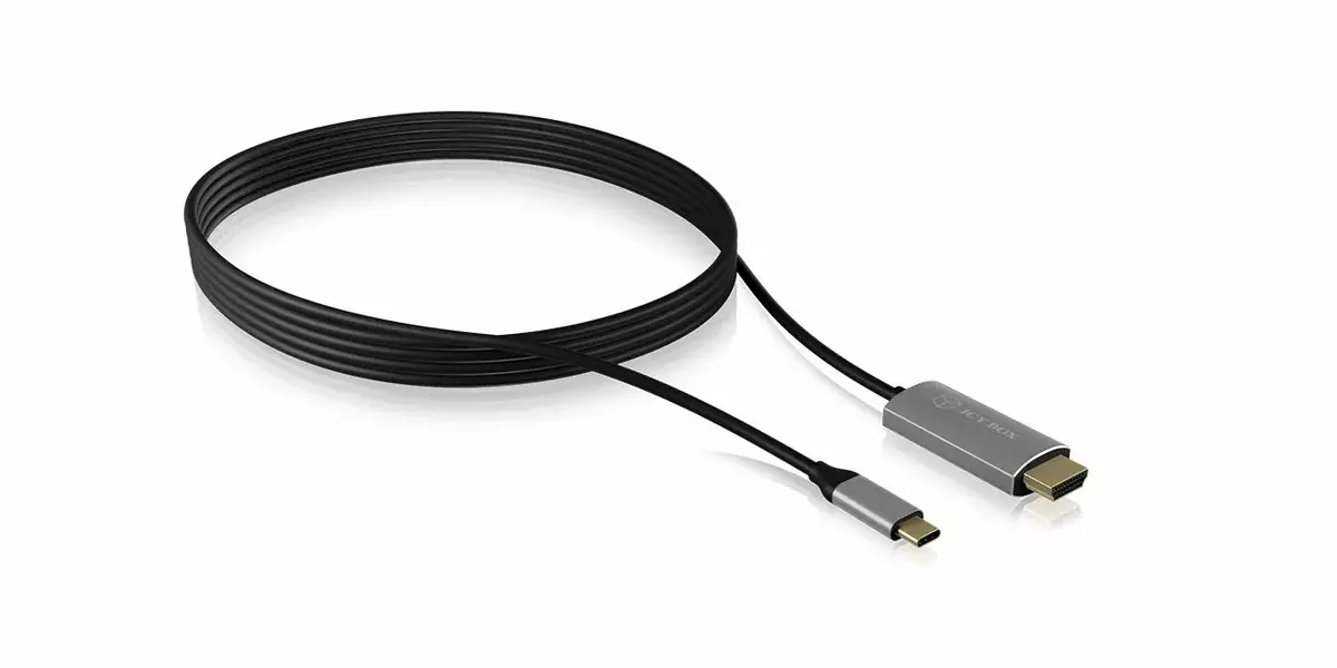 Kabelis HDMI USB Type-C ICY BOX IB-CB020-C Photo 2