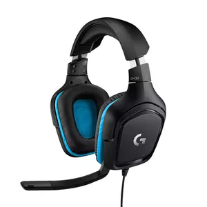 Logitech G G432 Austiņas Vadu Speļu Melns, Zils