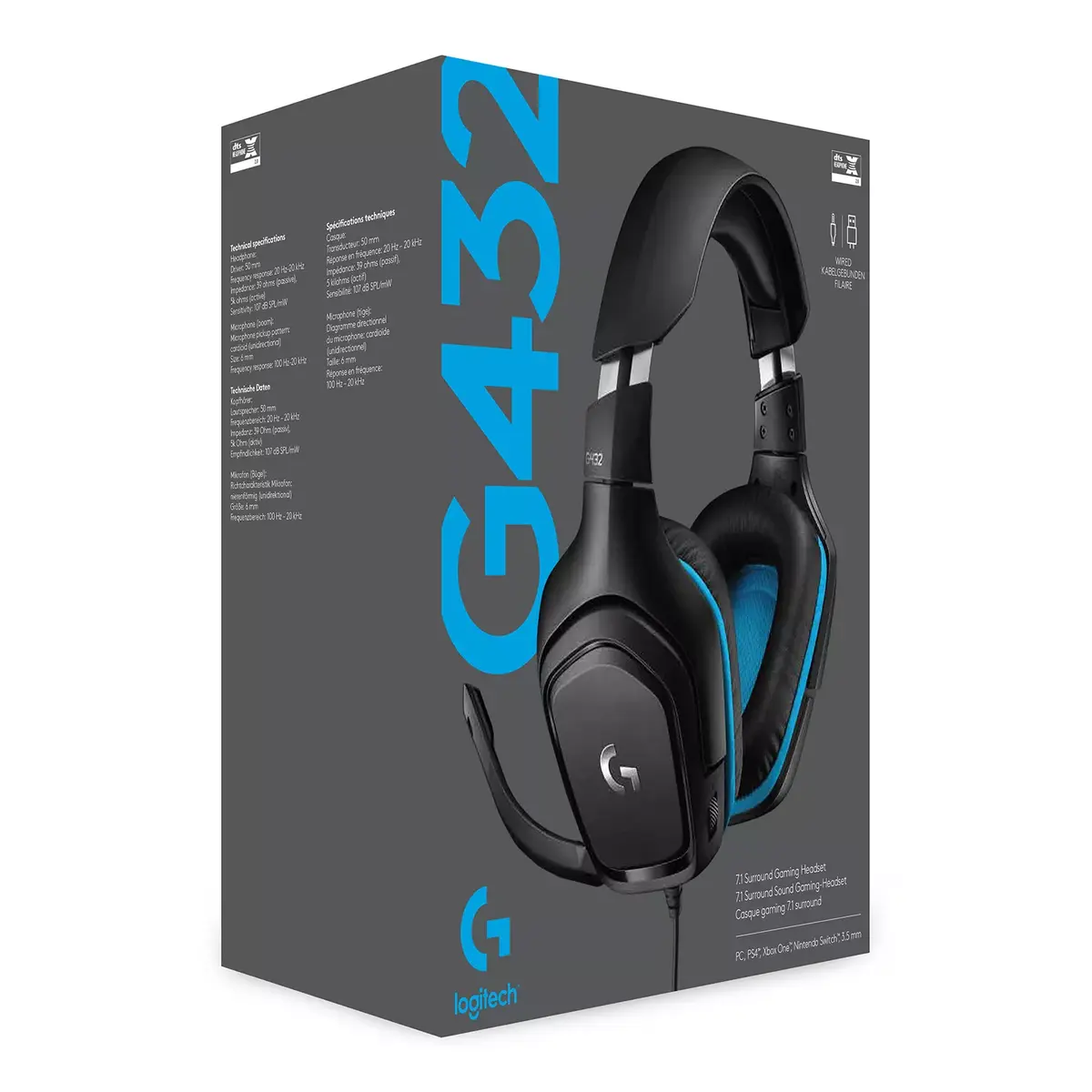 Headset Logitech G G432 Photo 6