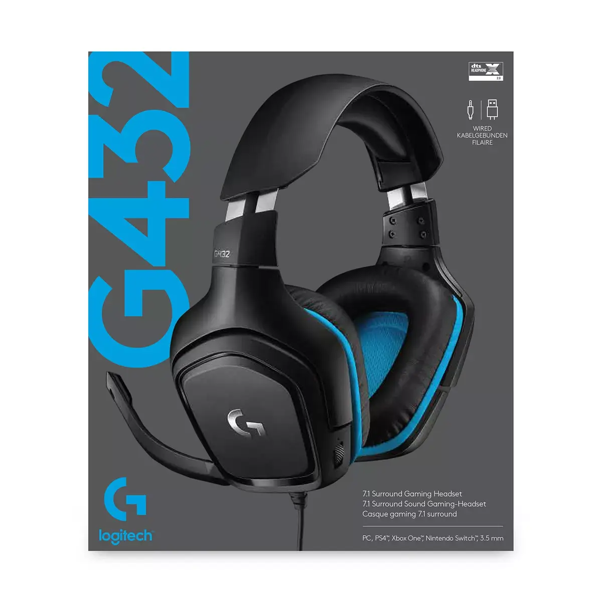 Headset Logitech G G432 Photo 7