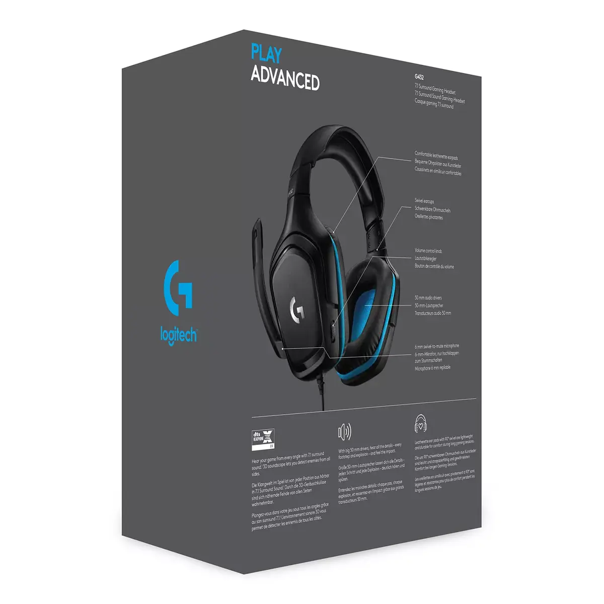 Headset Logitech G G432 Photo 8
