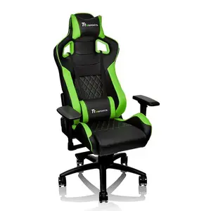 Spēļu krēsls tt esports Tt eSPORTS GT Fit — izmēri 360×460×575 mm, maksimālais svars 120 kg, augums 179.8–185.9 cm