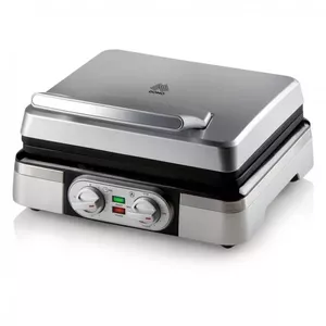 Waffle Iron Domo DO9149W 2 Waffles 1400 W Silver