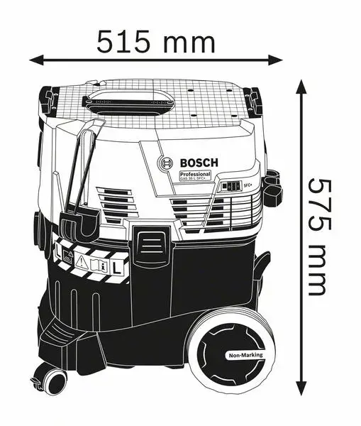 Vacuum Cleaner Bosch GAS 35 L SFC+ Professional Photo 4