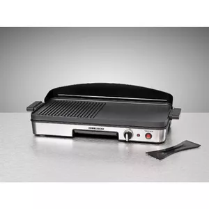 Гриль BBQ Rommelsbacher BBQ 2003 Напольный 1900 Вт Черный Серебристый