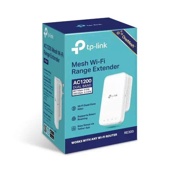 Network repeater TP-Link AC1200 Mesh Wi-Fi Range Extender Photo 8