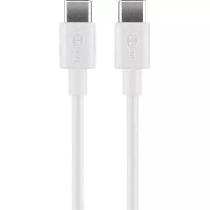 USB Cable Wentronic 66315 USB 2.0 0.5m USB C White