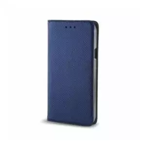 Чехол Smart Magnet iLike для HTC U12+ — тёмно‑синий защитный чехол с магнитной застёжкой