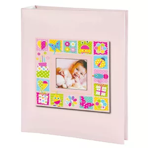 Photo album Poldom MM 10x15 Baby pink 200 pages — holds 200 photos 10×15 cm