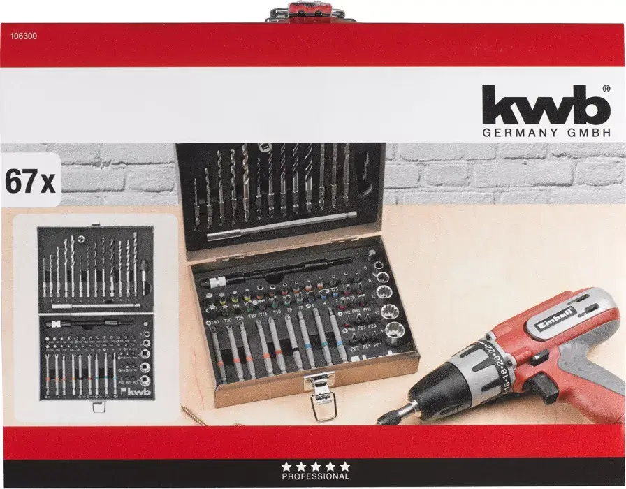 Drill bit set KWB 106300 Photo 4