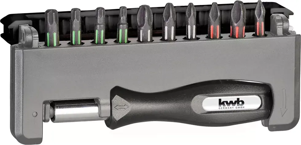 Screwdriver Bit Set KWB Torsion Handy Bit Box Photo 4