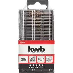 Drill bit set KWB 424290 20 pcs