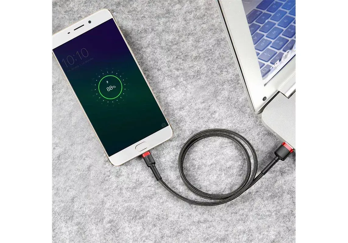 Baseus Cafule USB A – Micro‑USB A kabelis 2 m Photo 9