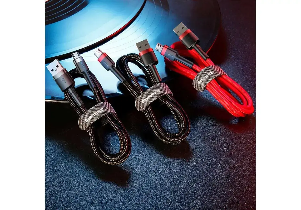 Baseus Cafule USB A – Micro‑USB A kabelis 2 m Photo 10