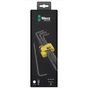 L-shaped hex key set Wera 05133180001