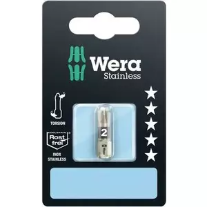Screwdriver Bit Wera PZ 1 3855/1 TS SiS Stainless Steel, 6.3 mm, 1 piece