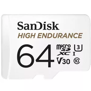 Zibatmiņa SanDisk 64GB MicroSDXC UHS-I High Endurance