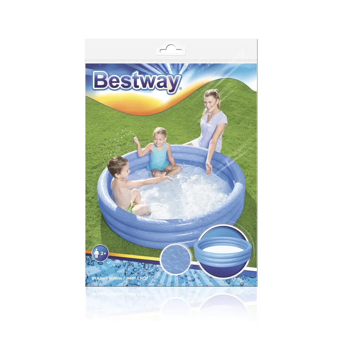Надувной бассейн Bestway Ø1,52 m × 30 cm Photo 16