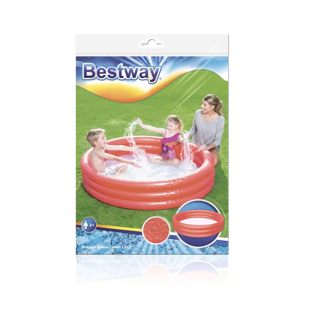 Надувной бассейн Bestway Ø1,52 m × 30 cm Photo 17