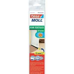 Door bottom seal Tesa 05403-102, self-adhesive transparent strip, length 1 m