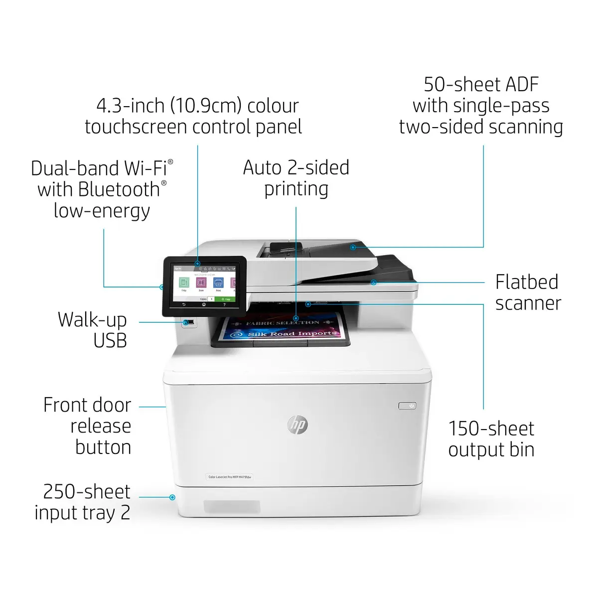 HP Color LaserJet Pro MFP M479dw Printer Photo 10