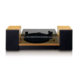 Граммофон Lenco LS-300 Черный Дерево