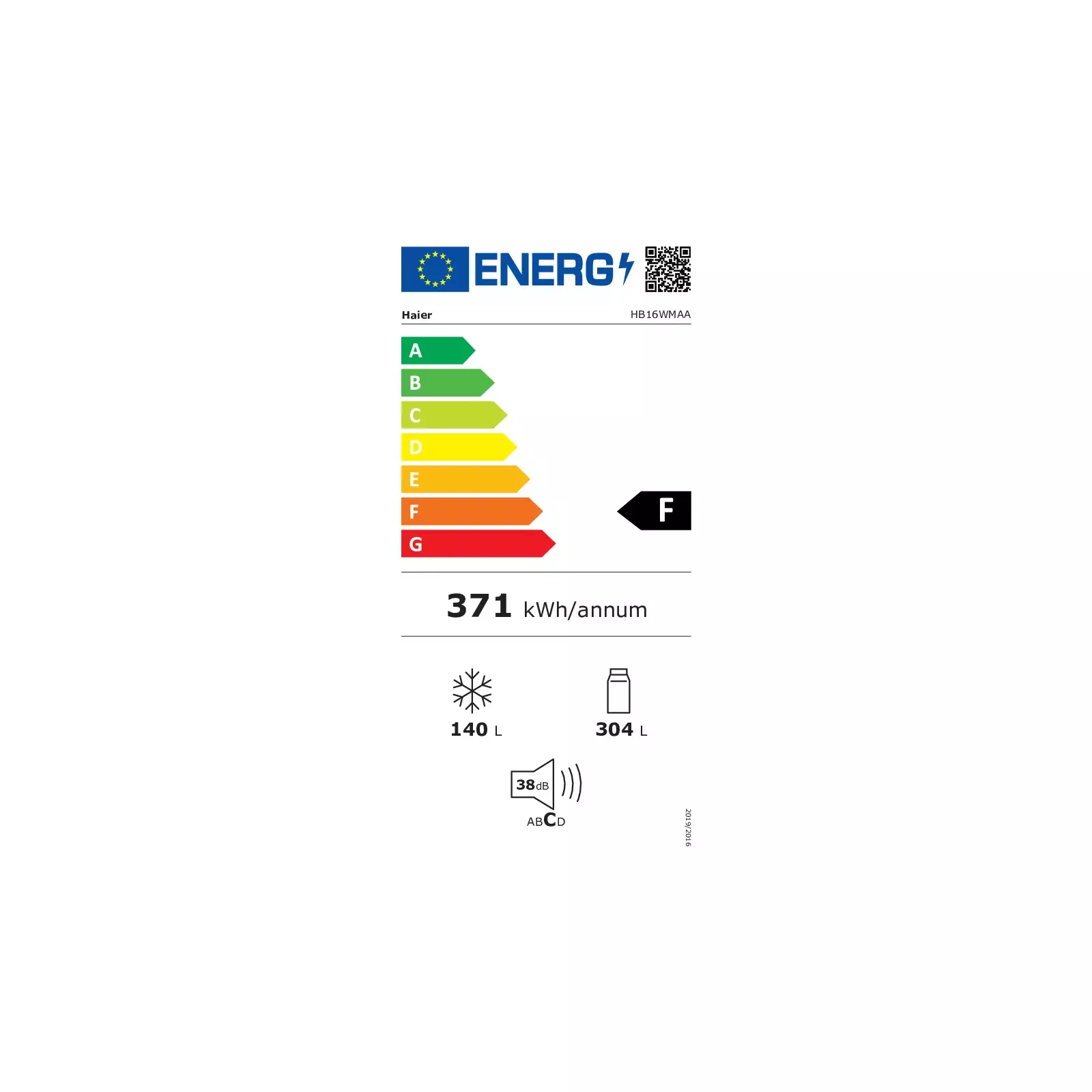 Haier Hb16wmaa - Réfrigérateur Multiportes 422l (301+121) - Froid Ventilé  L70xh190cm à Prix Carrefour