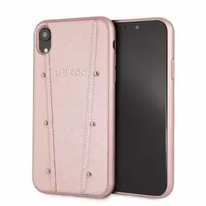 Жесткий чехол GUESS Kaia для iPhone XR, розовое золото, жесткая защитная оболочка