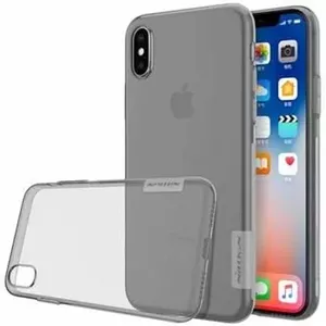 Чехол Nillkin TPU для Apple iPhone X/XS, серый, тонкая защитная накладка