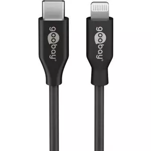 Lightning cable Wentronic 39447 0.5m Black
