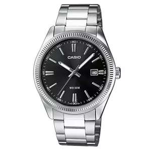 Наручные часы-браслет CASIO MTP-1302PD-1A1VEF мужские, корпус из латуни, браслет нержавеющая сталь, 38,5 мм, толщина 9,2 мм