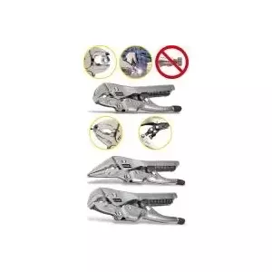Grip Pliers Hazet 755-10A, adjustable jaw 0–44 mm, automotive locking pliers
