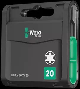 Screwdriver Bit Wera Bit-Box 20 TX