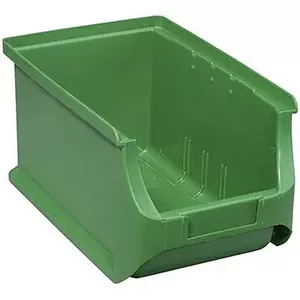 Storage box allit 456211, 150 x 125 x 235 mm, green, sturdy plastic