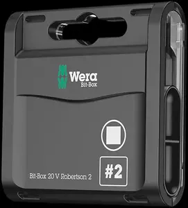 Ящик для инструментов Wera 05057790001 — черный, для бит и мелких ручных инструментов