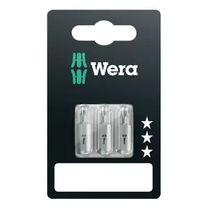 Screwdriver bit set Wera 867/1 SB SiS — 3 pcs, Torx Plus tips, 1/4" drive