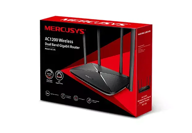 MERCUSYS AC12G — divjoslu Wi‑Fi 5 maršrutētājs Photo 3