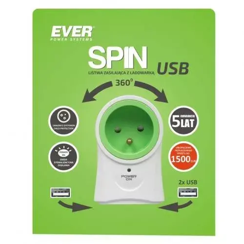 Сетевой удлинитель EVER T/LZ10-SPI000/0000 Photo 2