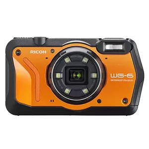 Ricoh WG-6 1/2.3" Компактный фотоаппарат 20 MP CMOS 3840 x 2160 пикселей Черный, Оранжевый